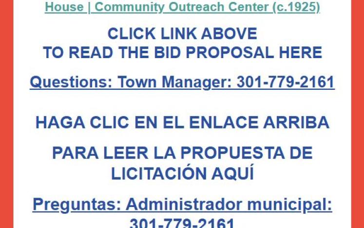 Request for Bid Proposals: The Cottage City Fire House | Community Outreach Center  (c. 1925)
